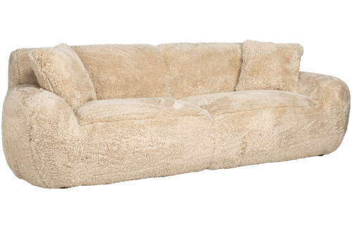 Béžová čalouněná trojmístná pohovka Richmond Comfy 240 cm