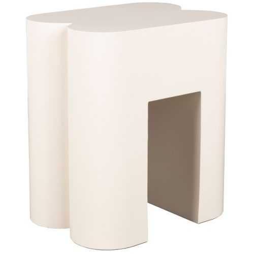 Béžová kovová stolička ZUIVER SHAPE 40 cm