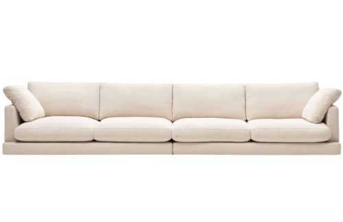 Béžová látková čtyřmístná pohovka Kave Home Gala 390 cm