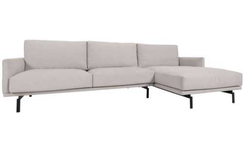 Béžová látková rohová pohovka Kave Home Galene 314 cm