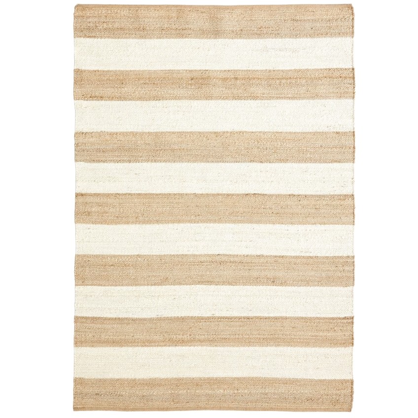 Béžový pruhovaný koberec Kave Home Rovira 160 x 230 cm