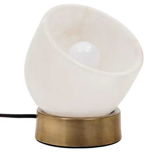 Bílá stolní lampa Kave Home Shenli