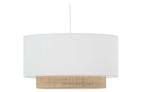 Bílé stínidlo Kave Home Erna 60 cm