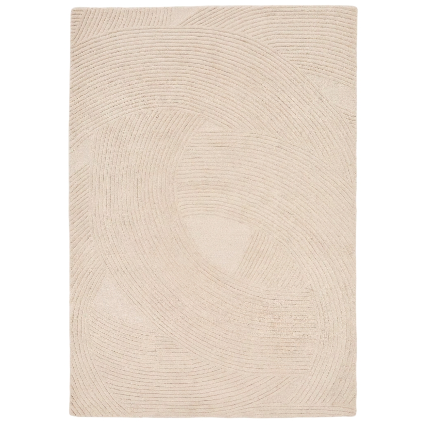 Bílý vlněný koberec Kave Home Domm 200 x 300 cm