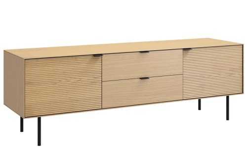 Dubový TV stolek Somcasa Tulsa 160 x 40 cm