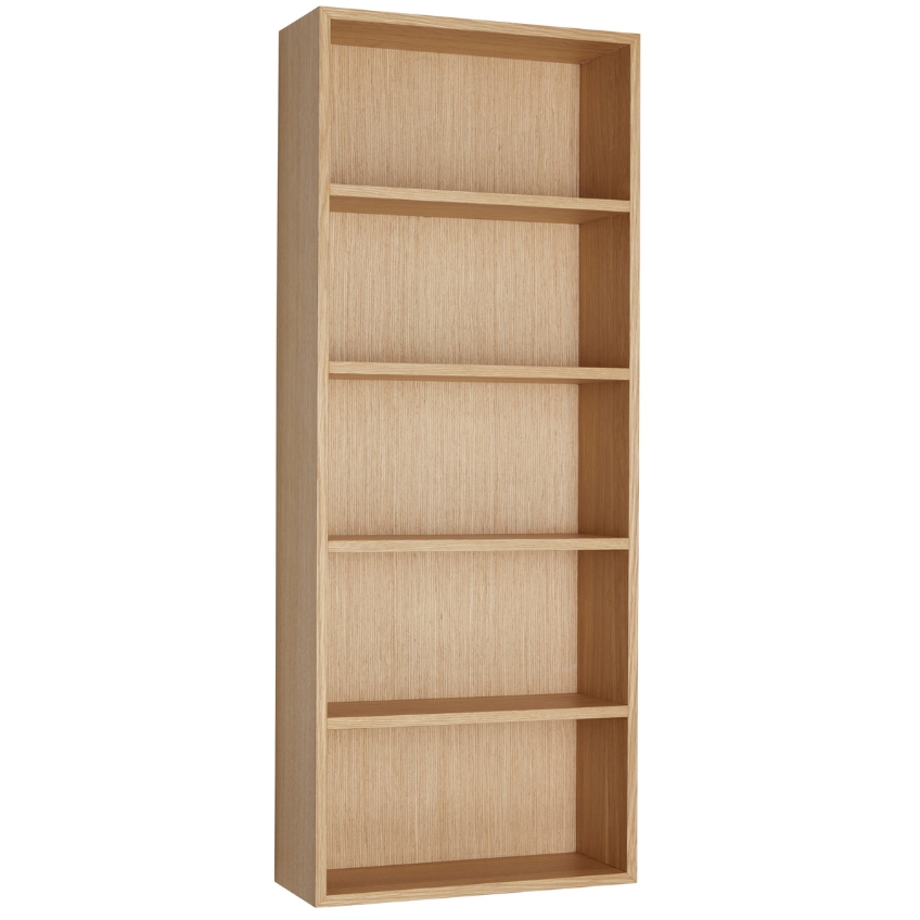 Dubový regál Hübsch Kappu 100 x 40 cm