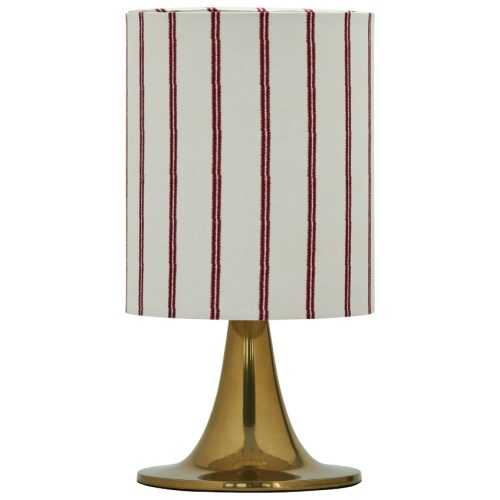 House Doctor Zlatá kovová stolní lampa Tulip