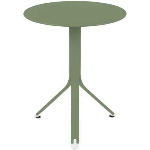 Kaktusově zelený kovový stůl Fermob Rest'O Ø 60 cm