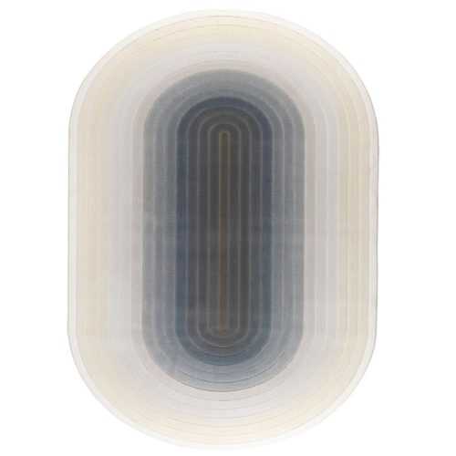 Modro bílý koberec ZUIVER OLYMPIC 200 x 290 cm