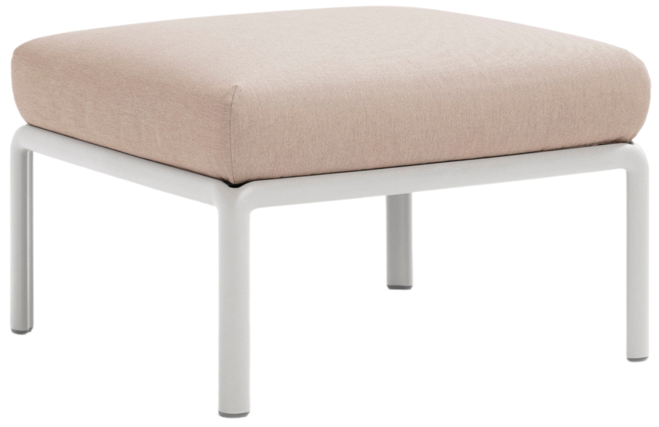 Nardi Béžová látková zahradní podnožka Komodo 72 x 72 cm