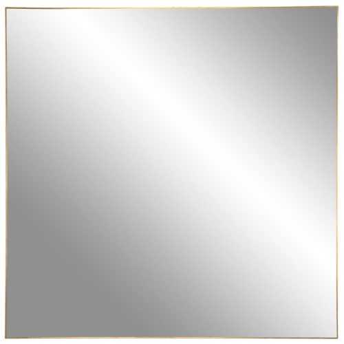 Nordic Living Zlaté kovové nástěnné zrcadlo Vincent 60 x 60 cm