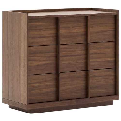 Ořechová komoda Kave Home Onix 100 x 50 cm