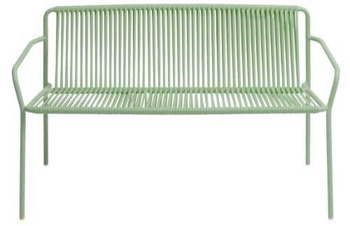 Pedrali Zelená kovová zahradní lavice Tribeca 3666 120 cm