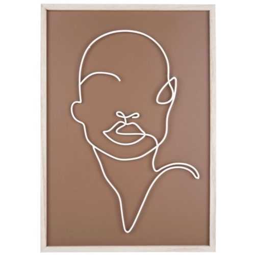 Present time Medově hnědý obraz Vue 45 x 32 cm