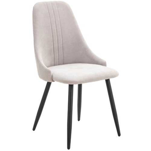 Světle šedá čalouněná jídelní židle Marckeric Mani