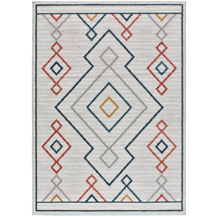 Universal XXI Světle šedý koberec s barevným vzorem Universal Austin III. 160 x 230 cm