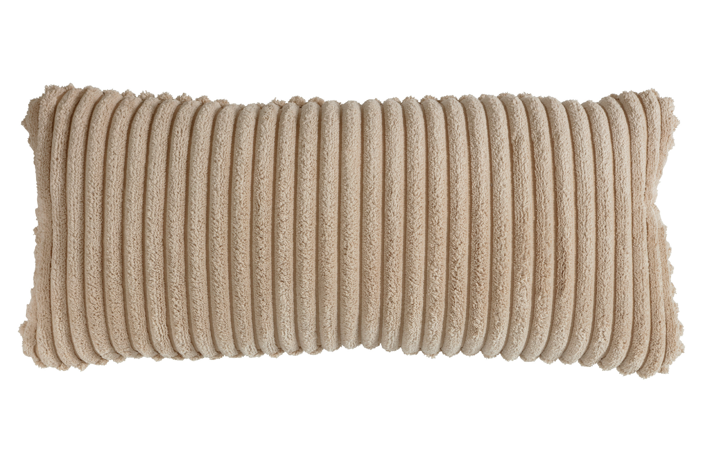 WOOOD Béžový látkový polštář Bearny 30 x 70 cm