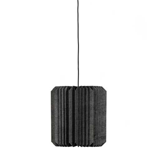 WOOOD Černé papírové závěsné světlo Pylon II. 44 cm