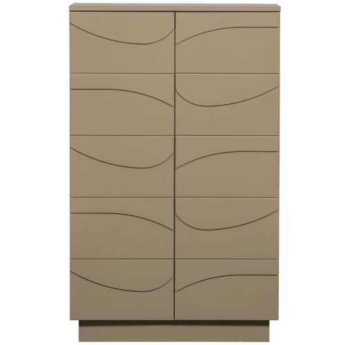 WOOOD Světle hnědá dřevěná komoda Dorick 72 x 35 cm