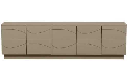 WOOOD Světle hnědý dřevěný TV stolek Dorick 180 x 40 cm