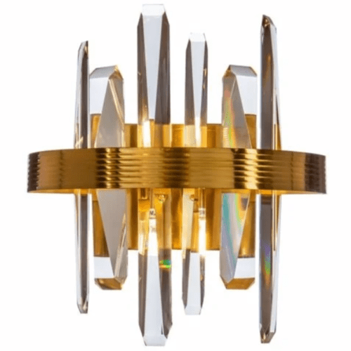 Zlaté kovové nástěnné světlo Richmond Brigh