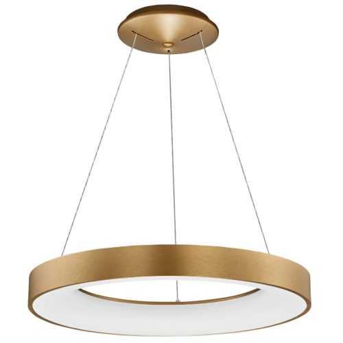 Zlaté závěsné LED světlo Nova Luce Rando Thin 60 cm